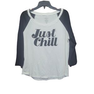 Torrid "just chill" graphic Reglan tee
